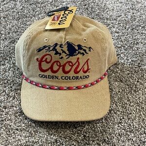 NEW! COORS BANQUET SNAPBACK HAT.